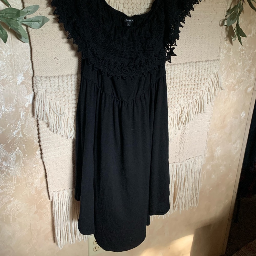 Torrid Off Shoulder Skater Dress
